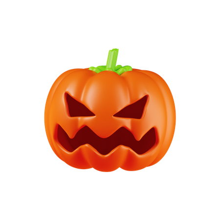 Halloween Pumpkin  3D Icon