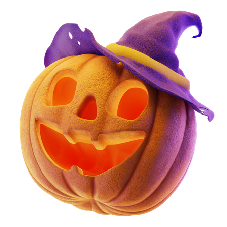 Halloween Pumpkin  3D Icon