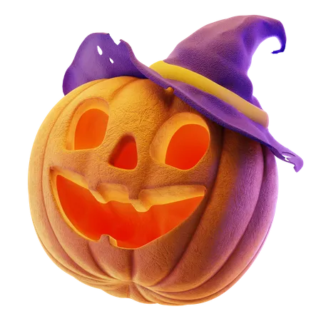 Halloween Pumpkin  3D Icon