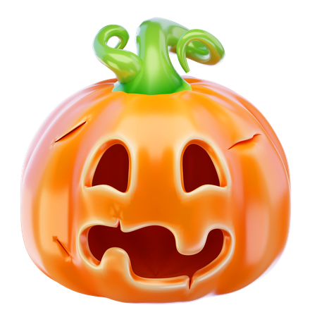 Halloween Pumpkin  3D Icon