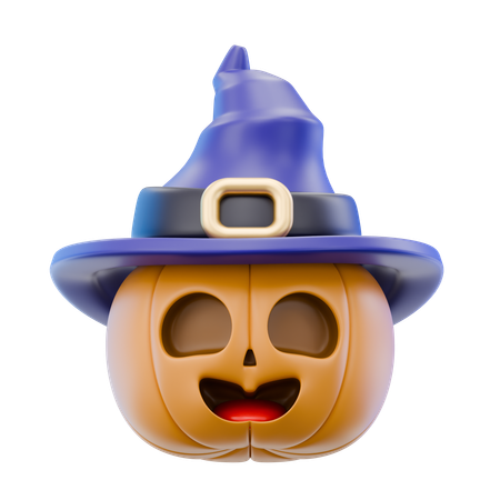 Halloween Pumpkin  3D Icon
