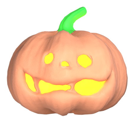 Halloween Pumpkin  3D Icon