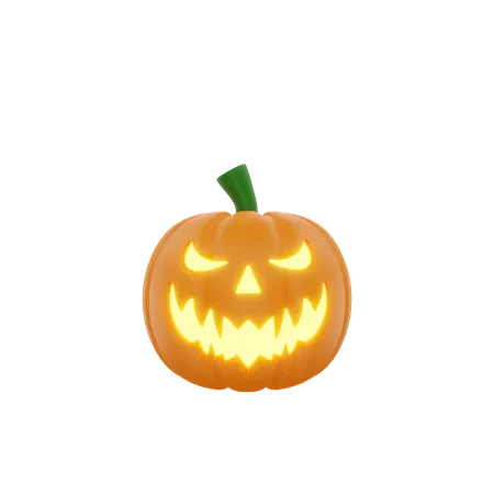 3 D Rendering Halloween Pumpkin Illustration Object 3D Icon