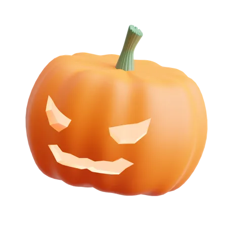 Halloween Pumpkin 3 D Icon 3D Icon