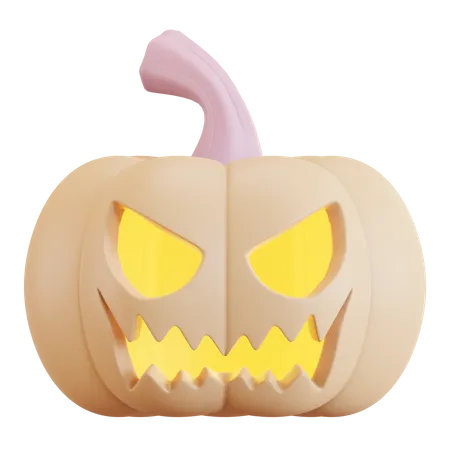 3 D Pumpkin Illustration 3D Icon