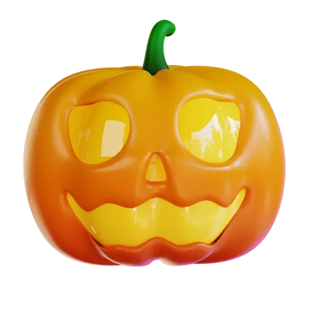 3 D Illustration Of Halloweens Pumpkin 3D Icon