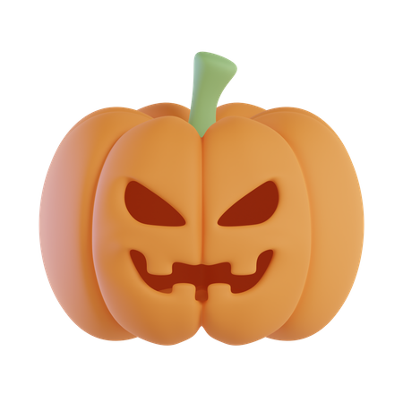 Halloween Pumpkin  3D Icon