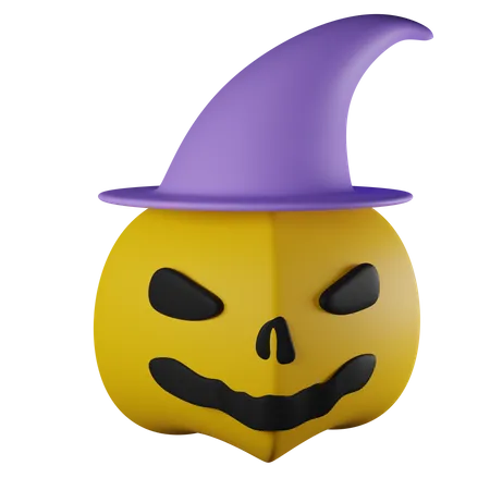 Halloween Pumpkin 3 D Icon Contains PNG BLEND GLTF And OBJ Files 3D Icon