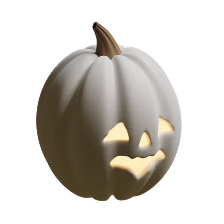 Halloween Pumpkin Jack O Lantern 3 D Design Element 3D Icon