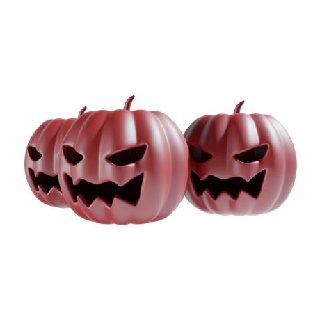 Halloween Pumpkin  3D Icon