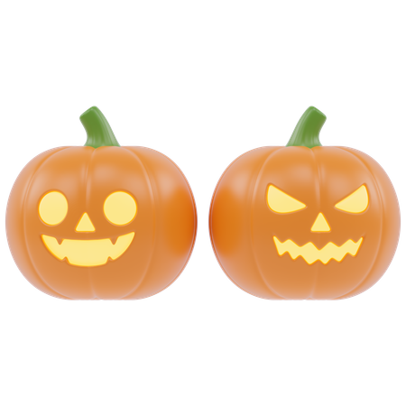 Halloween Pumpkins  3D Icon