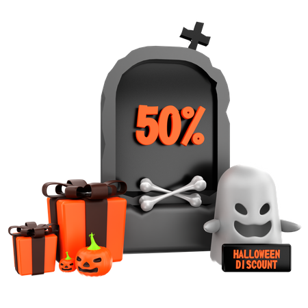 Réduction d'Halloween  3D Icon