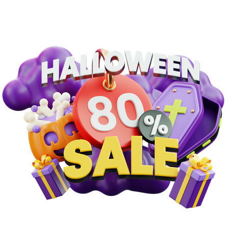 ハロウィンセール  3D Icon