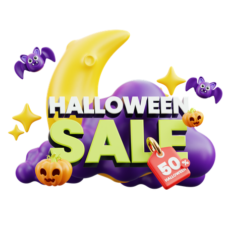 Halloween Sale  3D Icon