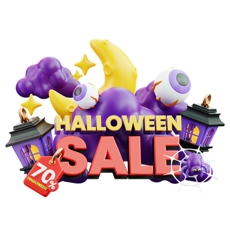 Halloween Sale  3D Icon