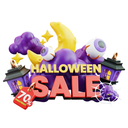 Halloween Sale  3D Icon