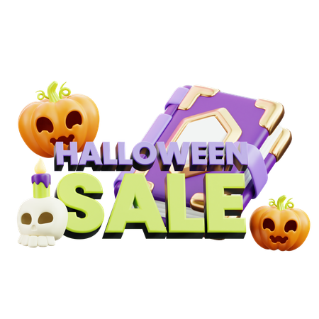 Halloween Sale  3D Icon