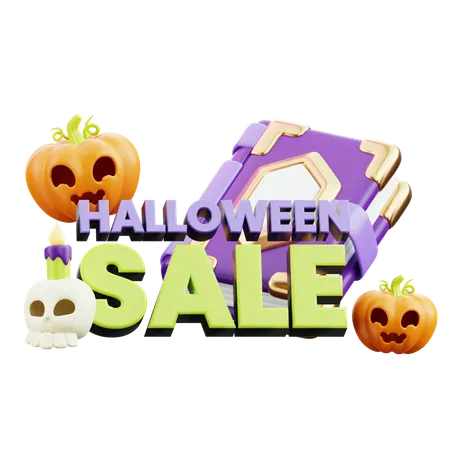 Halloween Sale  3D Icon