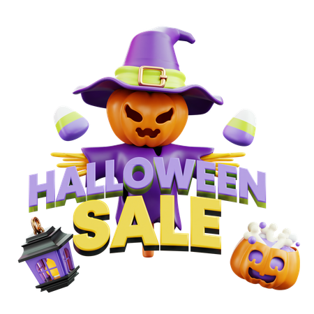 Halloween Sale  3D Icon