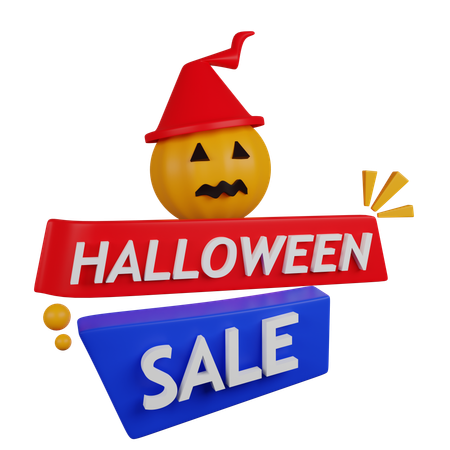 Halloween Sale  3D Icon