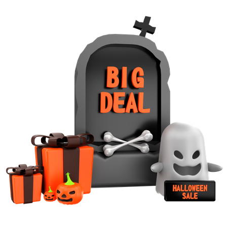 Halloween Sale  3D Icon