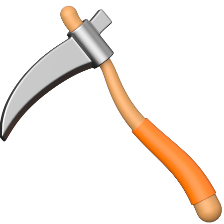 Halloween Scythe  3D Icon