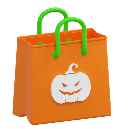 Shopping Bag 3 D Icon Halloween Illustration 3D Icon