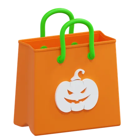 Halloween Shopping  3D Icon