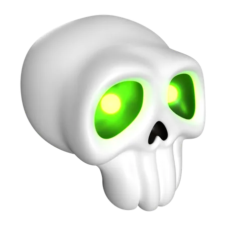 This Is Halloween Skull 3 D Render Illustration Icon It Comes As A High Resolution PNG File Isolated On A Transparent Background The Available 3 D Model File Formats Include BLEND OBJ FBX And GLTF 3D Icon