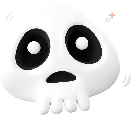 Halloween Skull  3D Icon