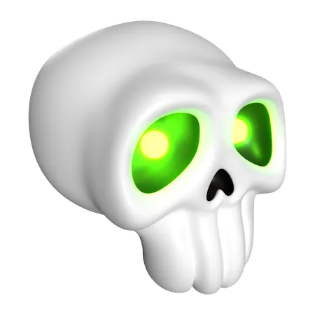 Halloween Skull  3D Icon