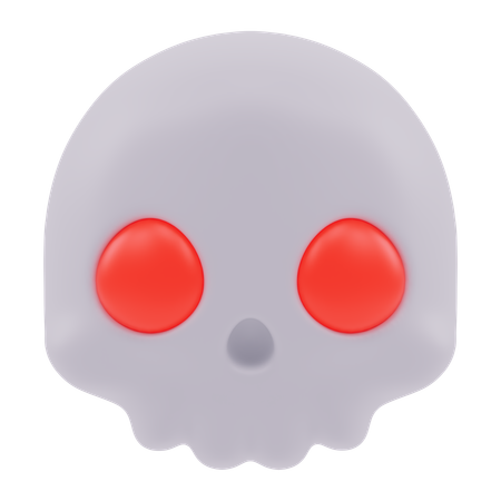 Halloween Skull  3D Icon