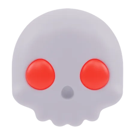 Halloween Skull  3D Icon