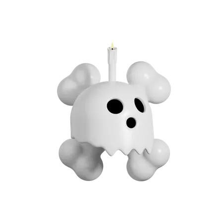 Halloween Skull  3D Icon