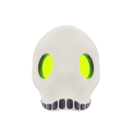 Halloween Skull  3D Icon