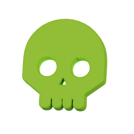 Halloween Skull  3D Icon