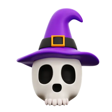 Halloween Skull  3D Icon