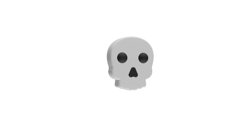 Halloween Skull 3D Icon