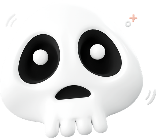 Halloween Skull  3D Icon