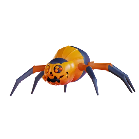 3 D Illustration Of A Halloweens Spider 3D Icon