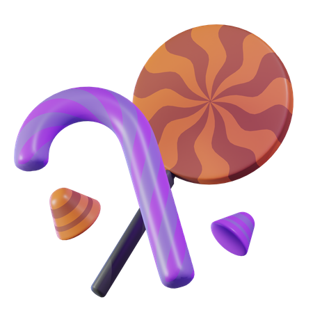 Halloween-Süßigkeiten  3D Icon