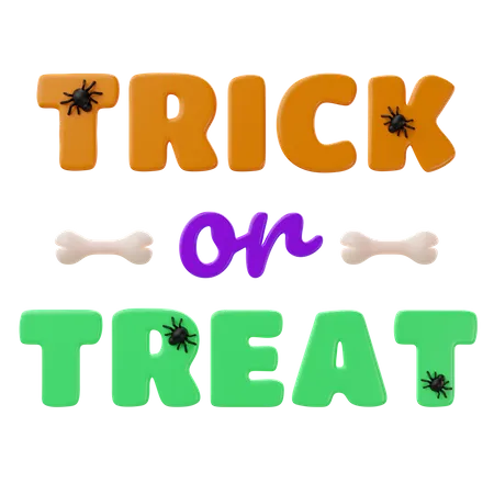 Texte d'Halloween  3D Icon