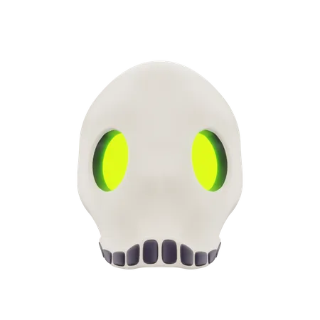 Halloween-Schädel  3D Icon