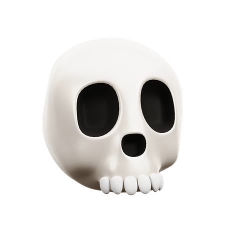 Halloween-Schädel  3D Icon