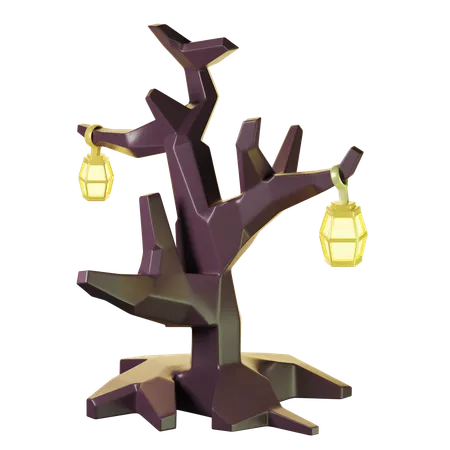 Halloween tree  3D Icon