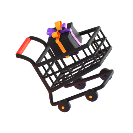 Halloween Trolley  3D Icon