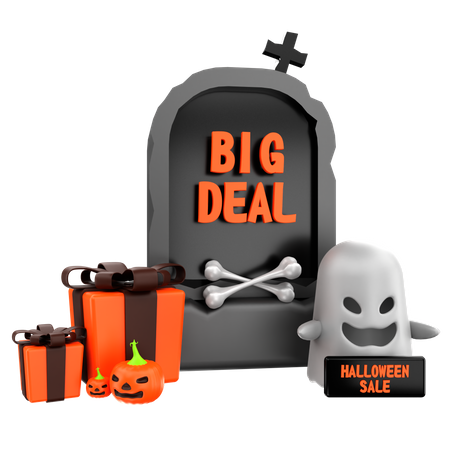 Vente d'Halloween  3D Icon