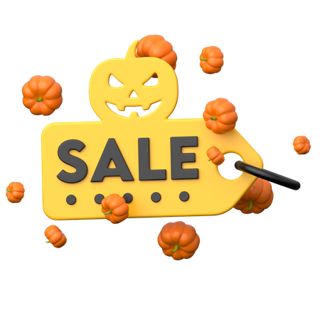 Vente d'Halloween  3D Icon