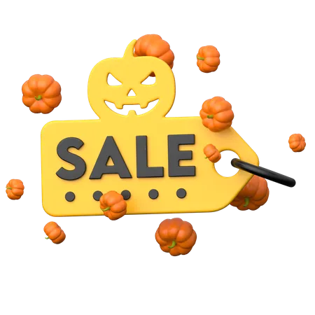 Vente d'Halloween  3D Icon