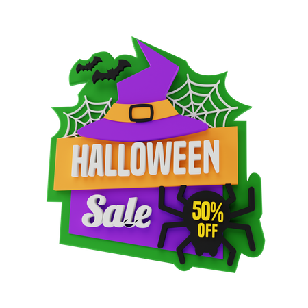 Halloween-Angebot  3D Sticker